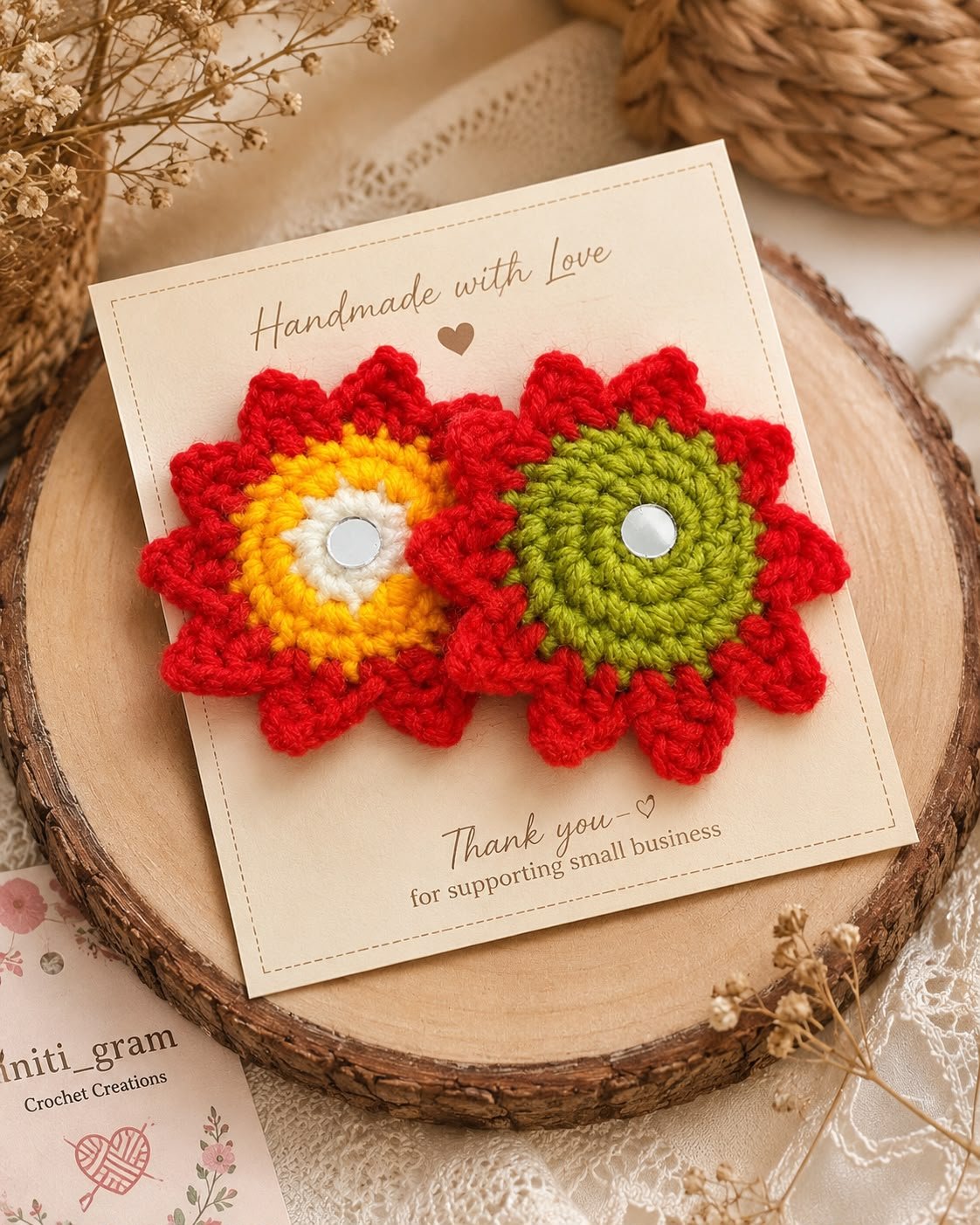 Handmade crochet piece